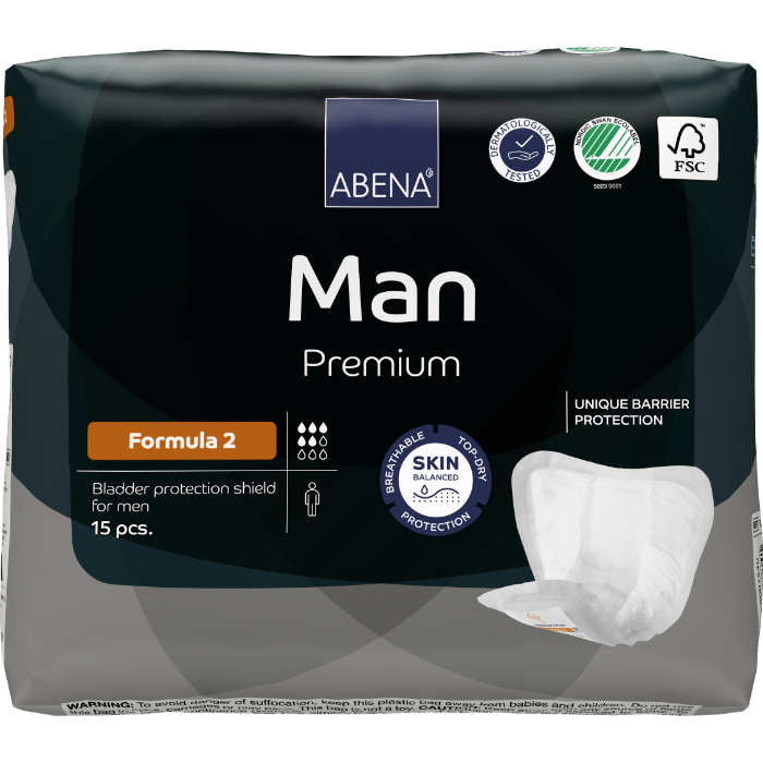 Abena Man Premium Penso Incontinência Fórmula 2 X 15