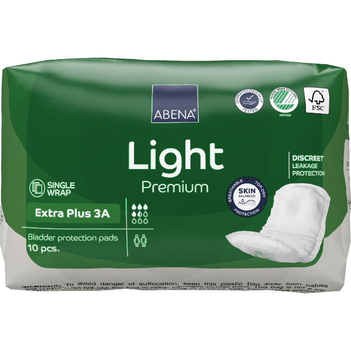 Abena Light Premium Penso Incontinência Extra Plus 3A X 10