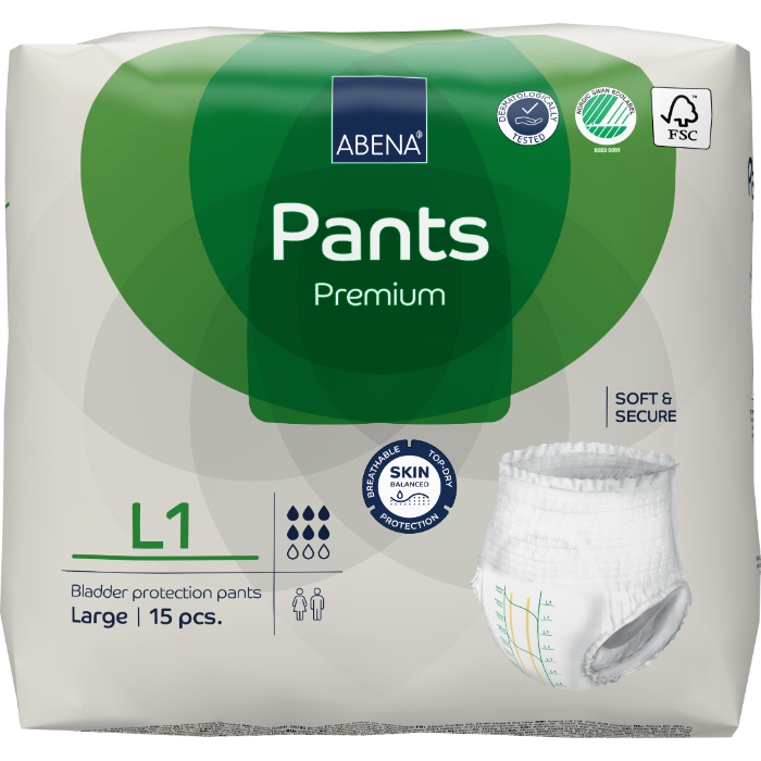 Abena Pants Premium Cueca Incontinência L1 x 15