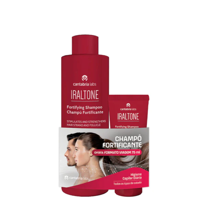 Iraltone Champô Fortificante 400ml + Oferta Champô Fortificante 75Ml