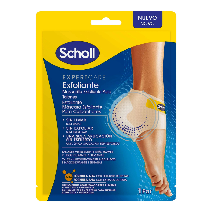 Scholl Máscara Esfoliante Calcanhar x 2