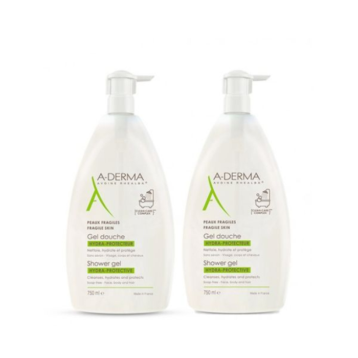 A-Derma Gel Duche Hidratante 750ml X2