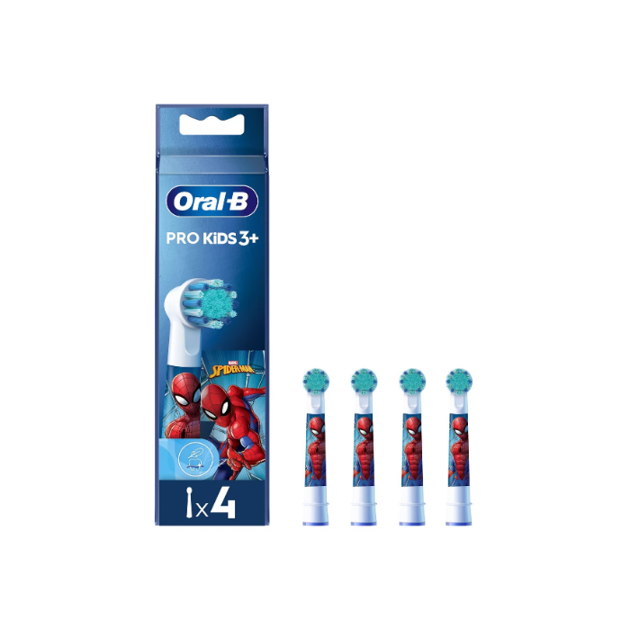 ORAL B KIDS SPIDERMAN RECARGA ESCOVA ELÉTRICA X4