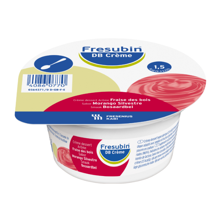 Fresubin DB CREME Morango Silvestre 4x125g