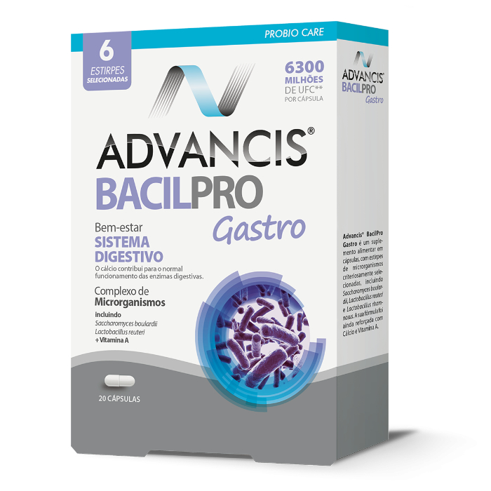 Advancis Bacilpro Gastro x 10 Cápsulas