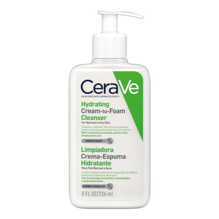 Cerave Creme Espuma de Limpeza Hidratante 236ml