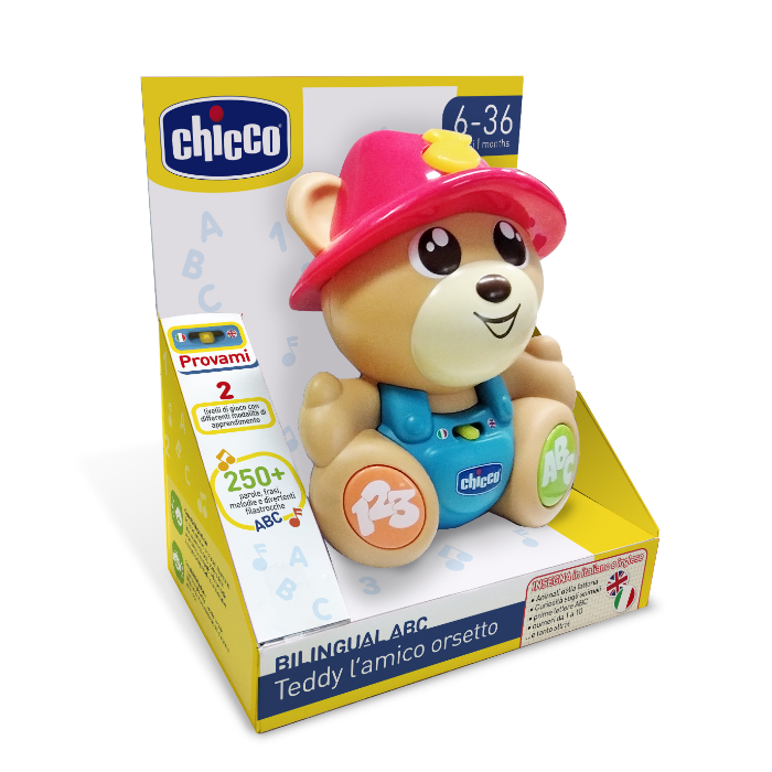 Chicco Brinquedos Amigo Teddy ABC