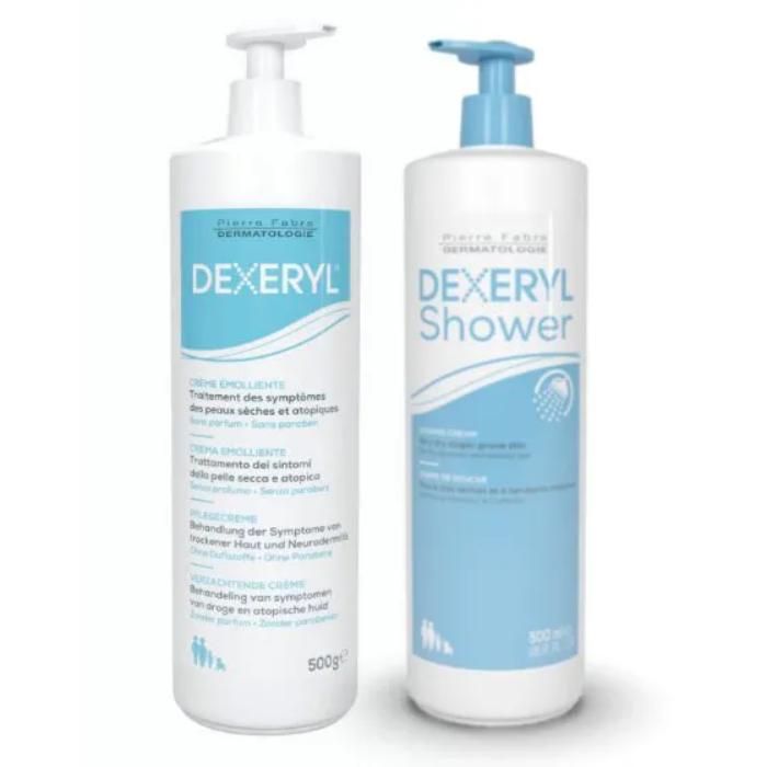 Ducray Dexeryl Creme 500ml + Creme De Banho 500ml