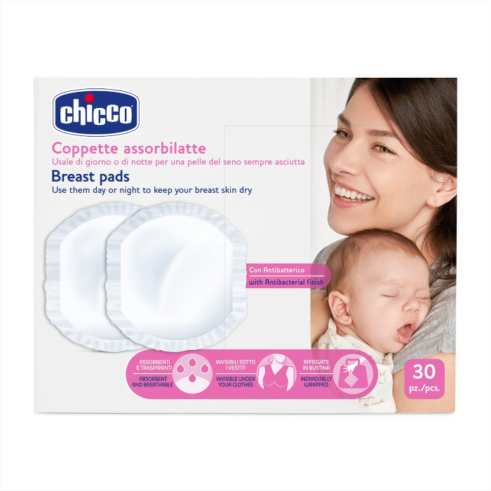 Chicco Disco Absorvente Anti-Bacteriano X 30 Unidades