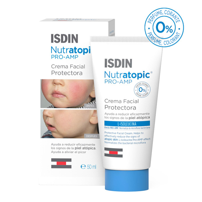 Isdin Nutratopic Pro-Amp Creme de Rosto Pele Atópica 50ml