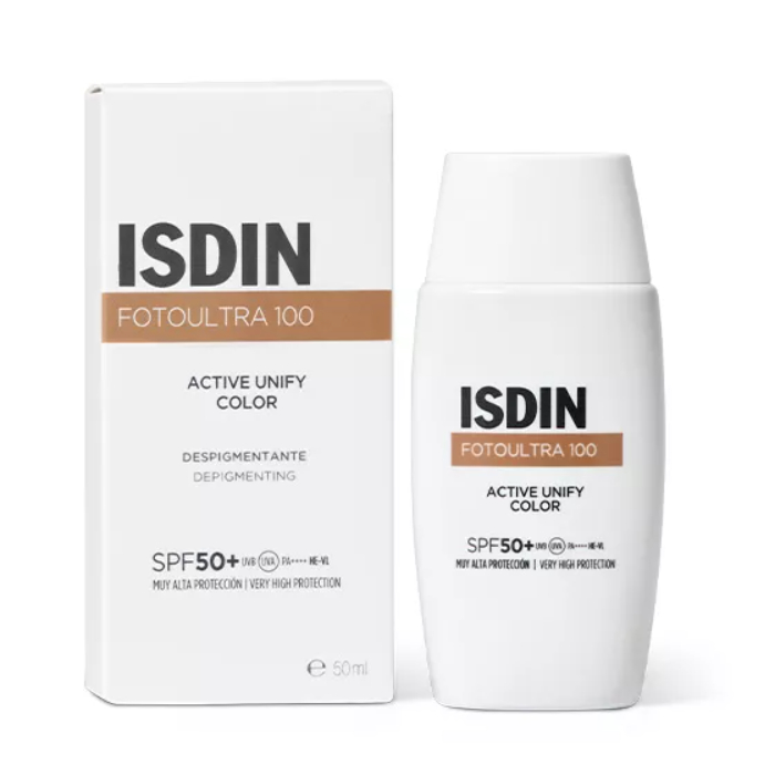 Isdin FotoUltra 100 Active Unify Color Fluído SPF50+ 50ml