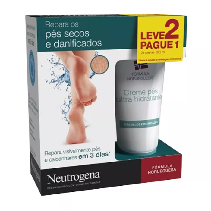 Neutrogena Creme De Pés Ultra-Hidratante 2x100ml