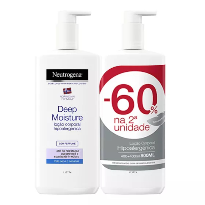 Neutrogena Loção Hidratação Profunda 2x400ml