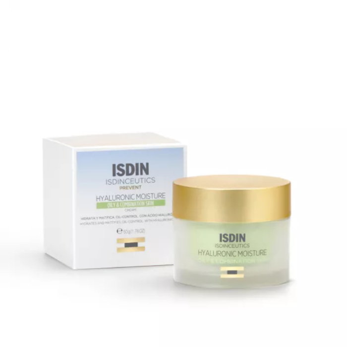 Isdinceutics Hyaluronic Moisture Creme Para Peles Oleosas e Mistas 50g