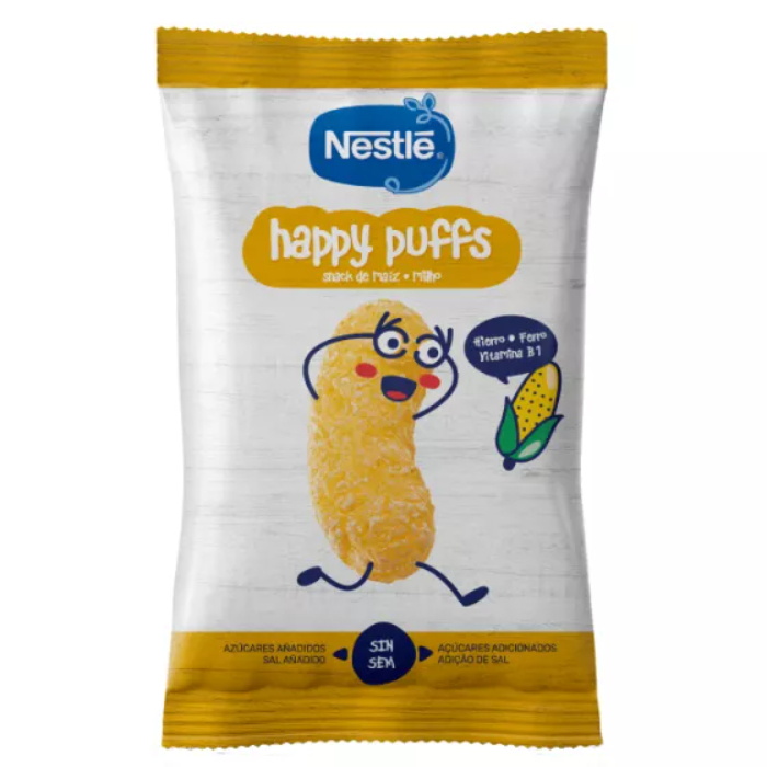 Nestlé Happy Puffs De Milho 12M+ 28g