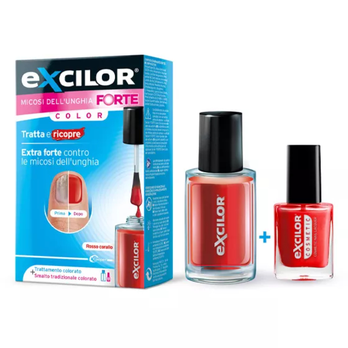 Excilor Tratamento Unhas Verniz Vermelho 30ml