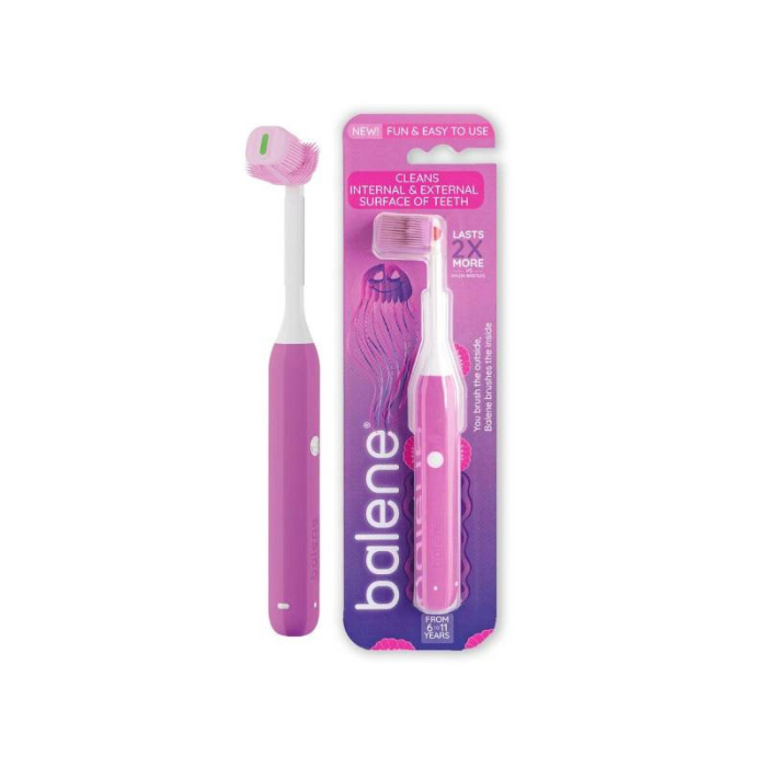 Balene Kids Escova de Dentes Violeta 6-11A