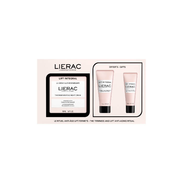 Lierac Coffret Lift Integral Creme noite regenerador 50ml com oferta creme dia 15ml+sérum 10ml