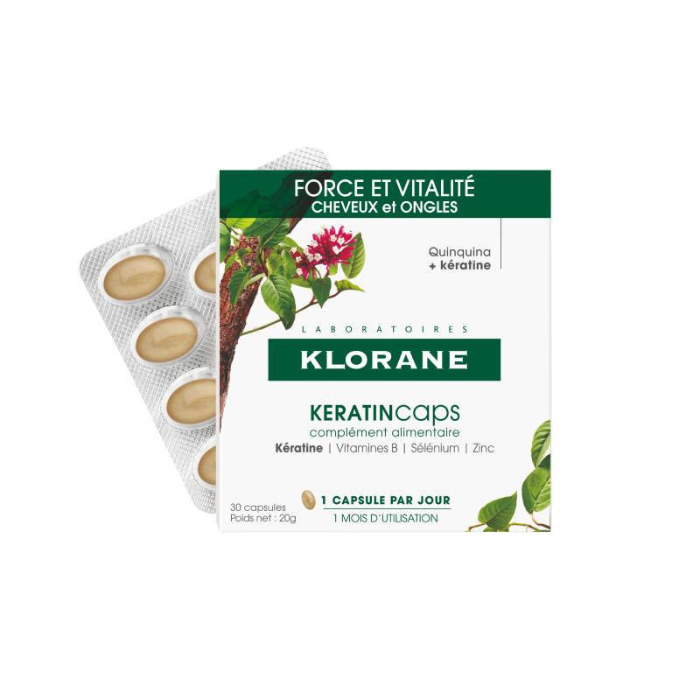 Klorane Keratin Cápsulas x30 x3