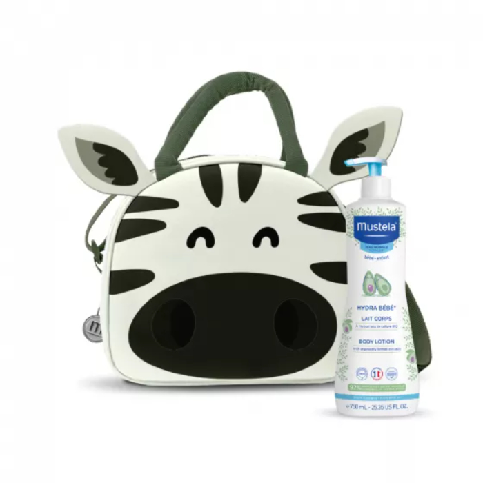 Mustela Bebé Leite Hydra Corpo 750ml + Mochila Zebra