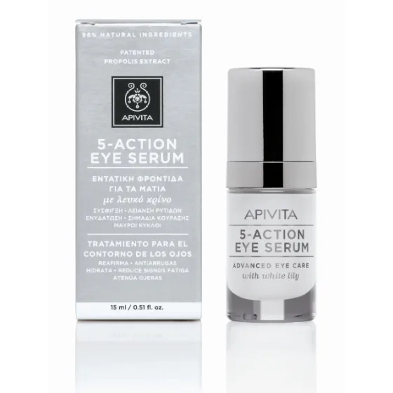 Apivita 5-Action Sérum Olhos 15ml