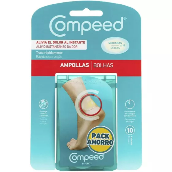 Compeed Penso Bolhas Médio x 10 Unidades