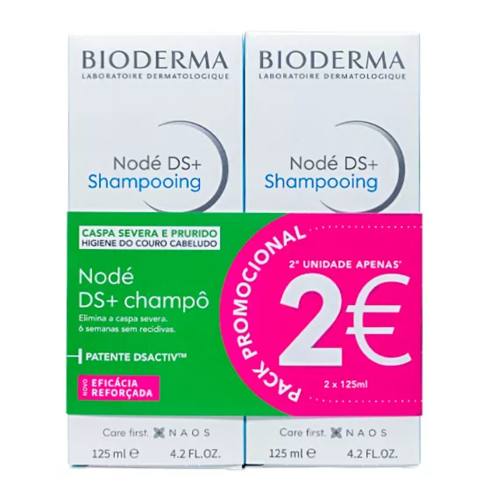 Bioderma Nodé DS+ Creme Champô Anti-Caspa 2 x 125ml