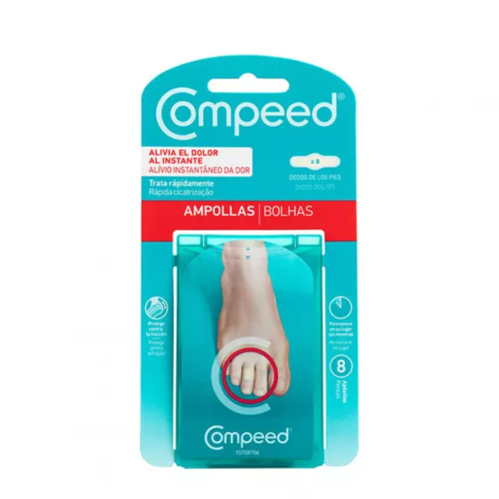 Compeed Penso Bolhas Dedos Pés x 8 Unidades