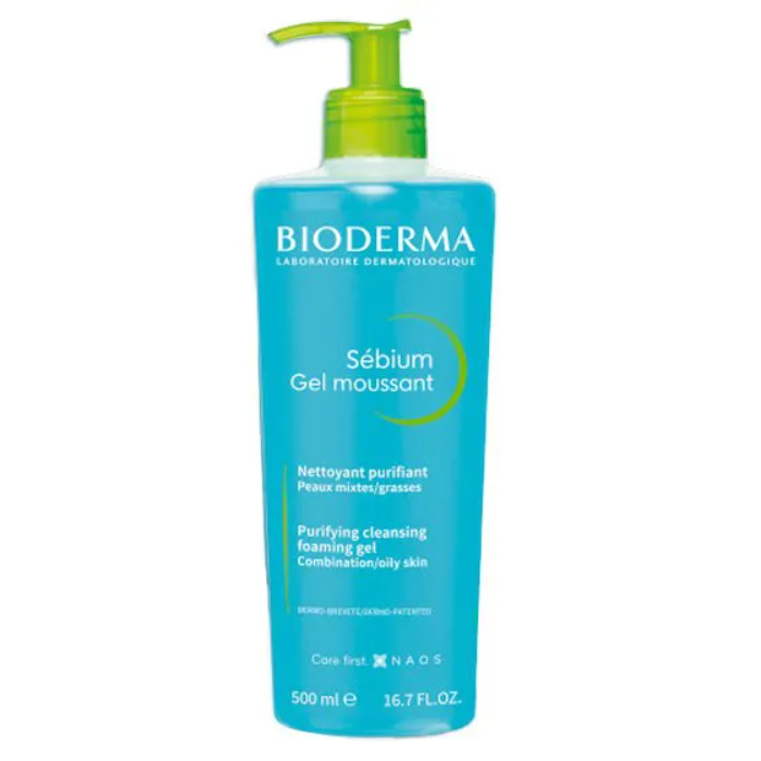 Bioderma Sébium Gel Moussant Promo 500ml