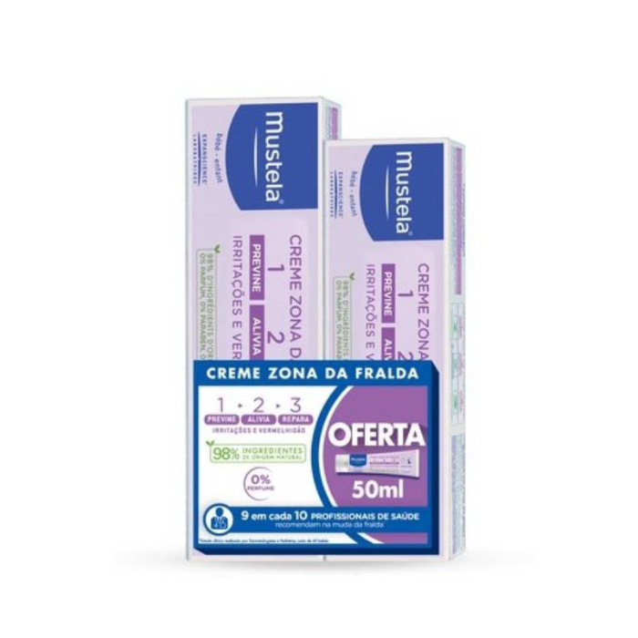 Mustela Bebé Creme Muda Fralda 123 100ml com Oferta de 50ml