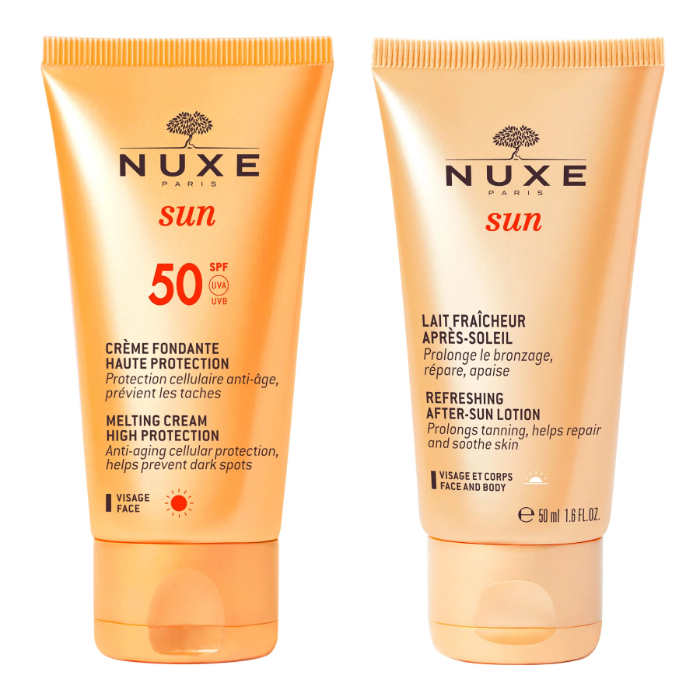 Nuxe Sun Creme Rosto SPF50 50ml + Oferta Leite Pós Solar 50ml