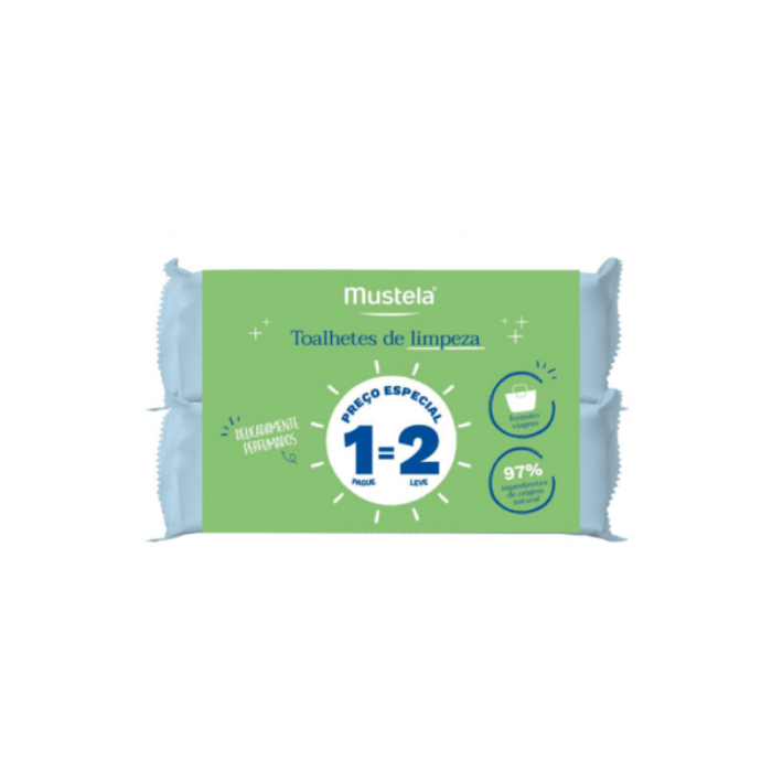 Mustela Bebé Toalhitas de Limpeza 1=2