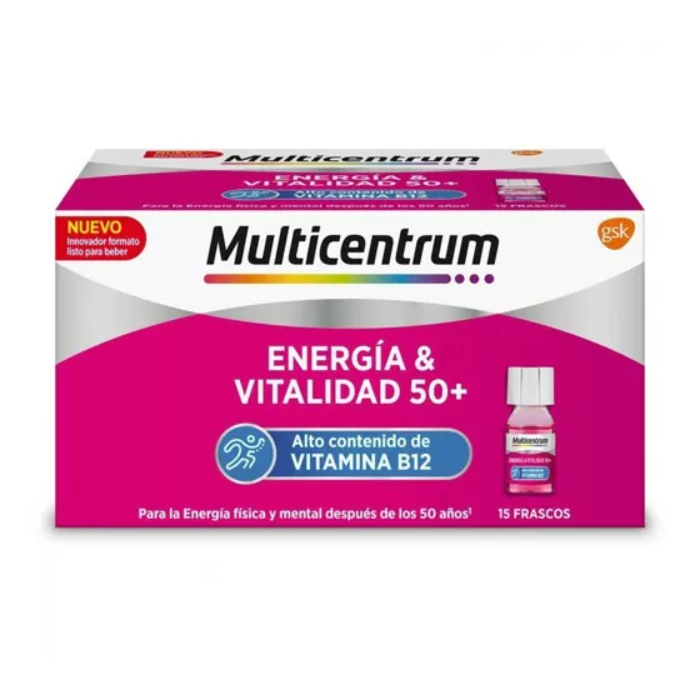 Centrum Energia E Vitalidade 50+ 7ml x 15 Ampolas