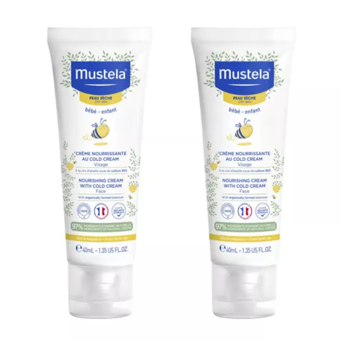 Mustela Bebé Creme de Rosto 40ml X2