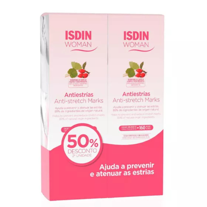 Woman Isdin Duo Creme Corpo Estrias 2 x 250ml