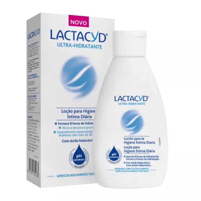 Lactacyd Ultra-Hidratante Loção para Higiene Íntima Diária 200ml