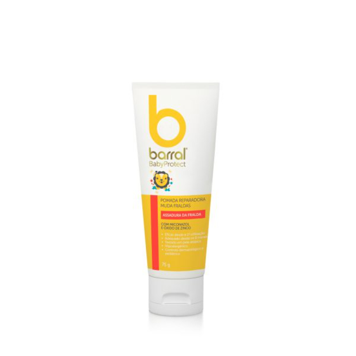 Barral BabyProtect Pomada Reparadora Muda Fraldas 75g