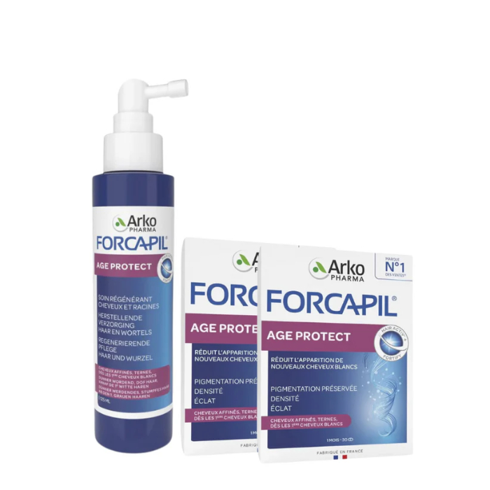 Forcapil Age Protect 2 x 30 Comprimidos + Spray 125ml