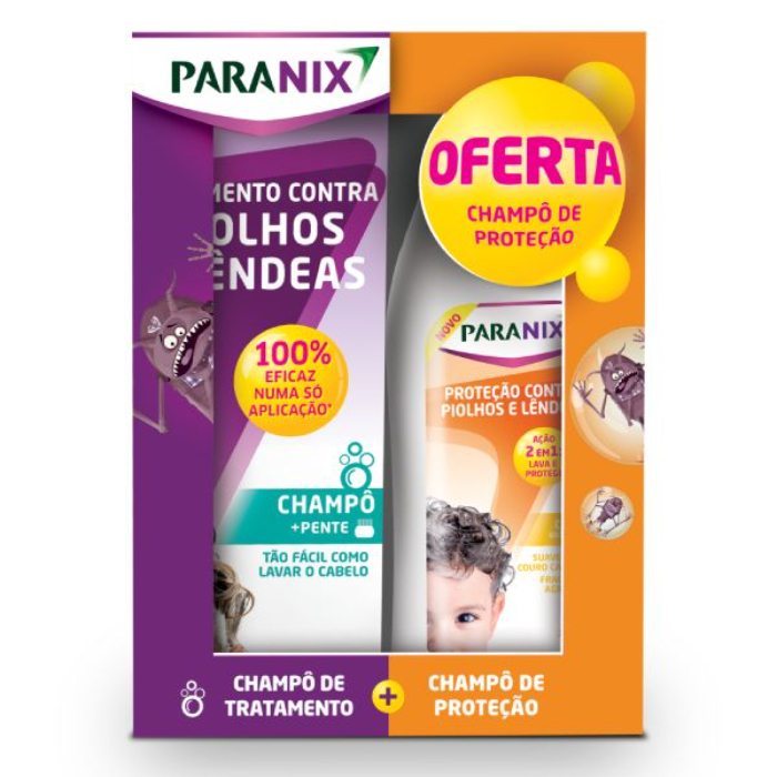 Paranix Champô Tratamento + Oferta Champô Protetor