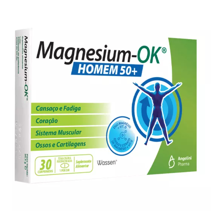 Magnesium-OK Homem 50+ Comprimidos x 30