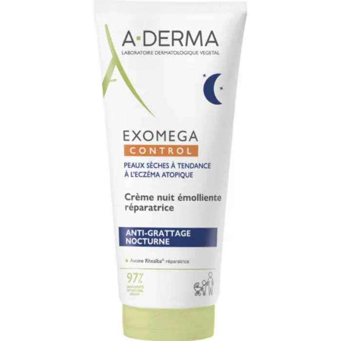 A-Derma Exomega Control Creme de Noite Emoliente 200ml