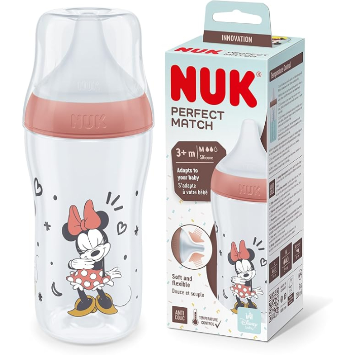 Nuk Biberão Perfect Match Mickey Girl Tam. M 260ml