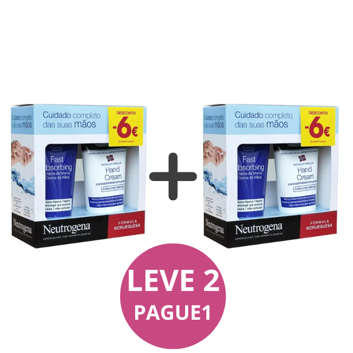 Neutrogena Cuidado de Mãos Completo com 6€ de Desconto – LEVE 2 PGUE 1