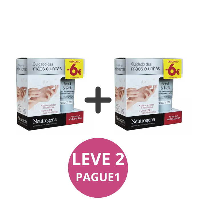 Neutrogena Creme Mãos e Unhas Duo com 6€ de Desconto – LEVE 2 PAGUE 1