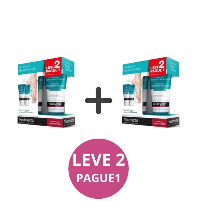 Neutrogena Creme Hidratante De Rápida Absorção 100ml X2 – LEVE 2 PAGUE 1