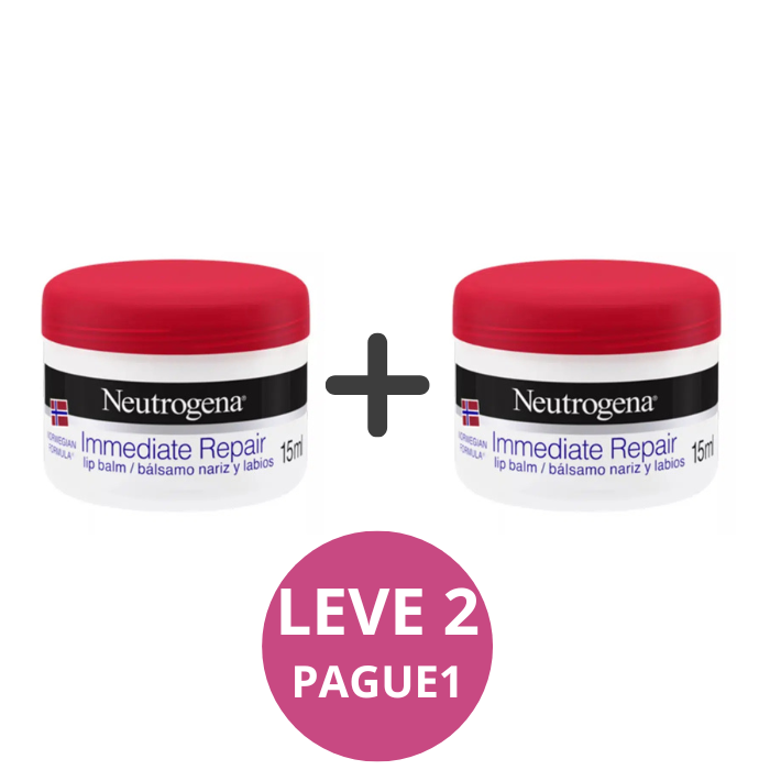 Neutrogena Bálsamo Nariz e Lábios Boião 15ml – LEVE 2 PAGUE1