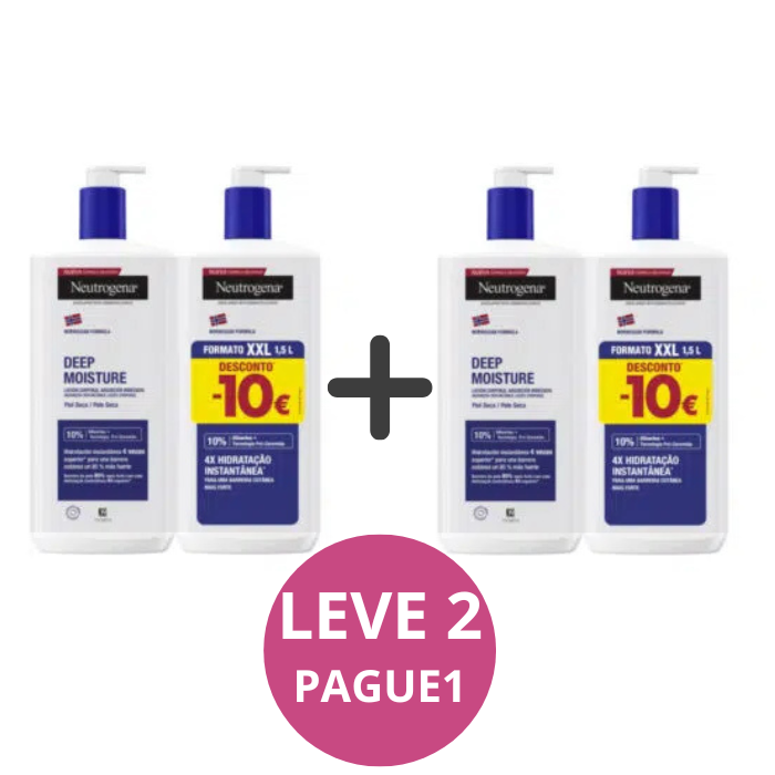 Neutrogena Corpo Hidratação Profunda Loção 750ml X2 – LEVE 2 PAGUE 1