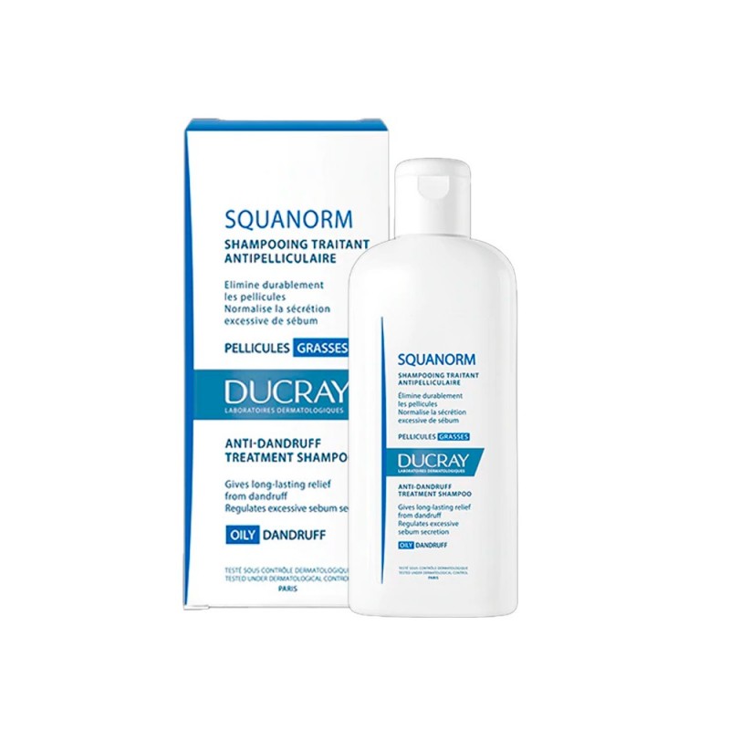 Ducray Kelual Squanorm Champô Anti-Caspa Oleosa 400ml