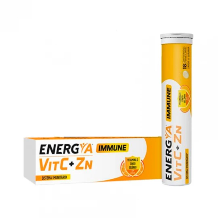 Energya Vitamina C + Zinco Immune Comprimidos Efervescentes x 18