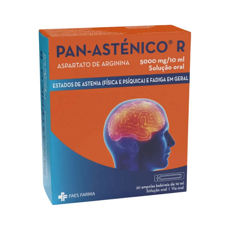 Pan-Asténico R 5000mg/10ml 20 ampolas– DISPENSA EXCLUSIVA CONCELHO GONDOMAR